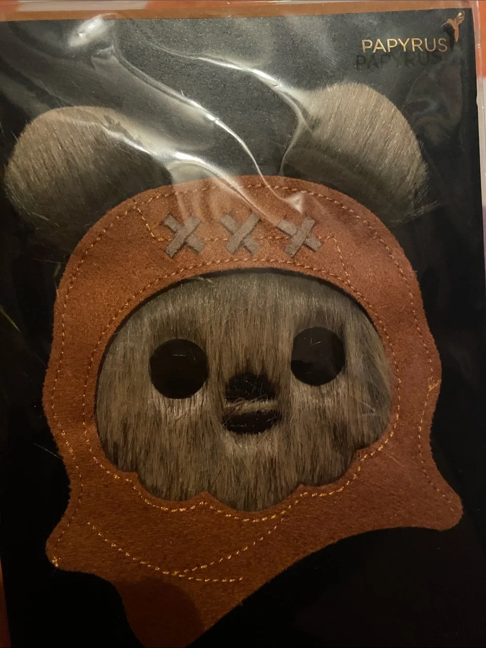 Fuzzy Ewok Birthday Card